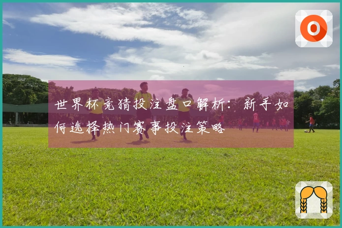 世界杯竞猜投注盘口解析：新手如何选择热门赛事投注策略