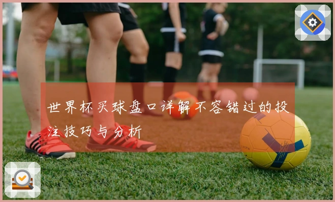 世界杯买球盘口详解不容错过的投注技巧与分析